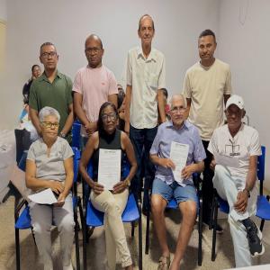 Hoje vivemos um momento especial e cheio de emoção na Cerimônia de Aposentadoria dos queridos Agentes de Saúde Elmar Gonçalves, Filomena Amorim, Raimundo Nonato Borges e da Auxiliar Jacimira Barros.